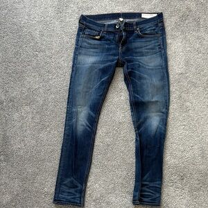 rag & bone Dark Blue Skinny Jeans